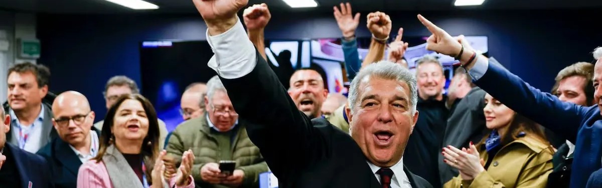 开云官网-32934票，拉波尔塔是巴萨历史上得票第二多的主席